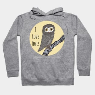 Cute Fuzzy Baby Owl Hoodie